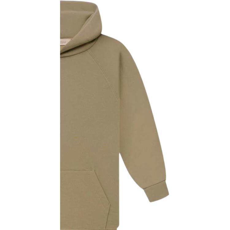 Fear Of God Essentials SS22 Solid Color Digital Pullover Hoodie Women hoodies Oak-Brown FOG-SS22-467