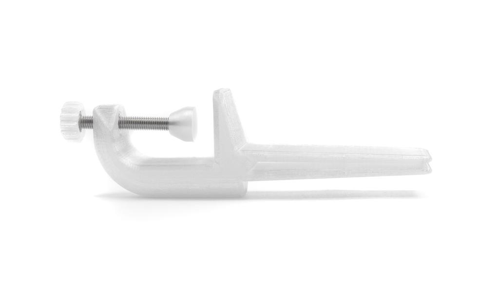 Partition Mounting Brackets for PLEXI 5-6mm for LONG TABLETOP 2 Pcs