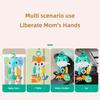 Crib Hanging Rattles Toys Baby Toys Cartoon Animal Spiral Hanging Toy with Ringing Bell Stroller Car Toys for Infant Newborn