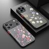 Little Flowers Print Phone Case For iPhone 17 Air 16 15 14 13 12 Pro Max 17 Pro 16e 11 Matte Shockproof Soft Edge Hard PC Cover