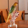 Modern simplicity creative simulation crystal bird sculpture decoration desk home TV wine cabinet living room decoration