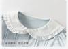 David Bella Children's Half Skirt Set for Spring, New Girls' Pleated Skirt, College Style Shirt Two-piece Set