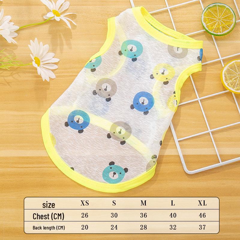 

Летний жилет для питомцев: Легкая солнцезащитная рубашка для маленьких собак и кошек, идеально подходит для весны и лета. M