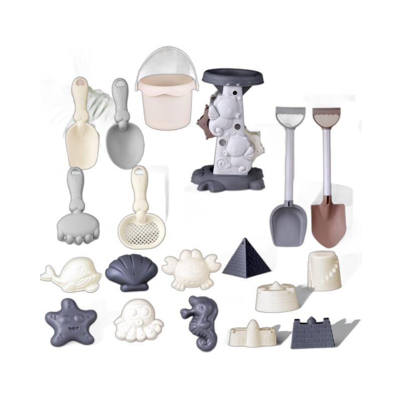 Children's Beach and Snow Play Set: Sand Tools, Shovel, and Beach Car