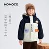 MOMOCO Boy's Winter Fleece-lined Color-block Jacket