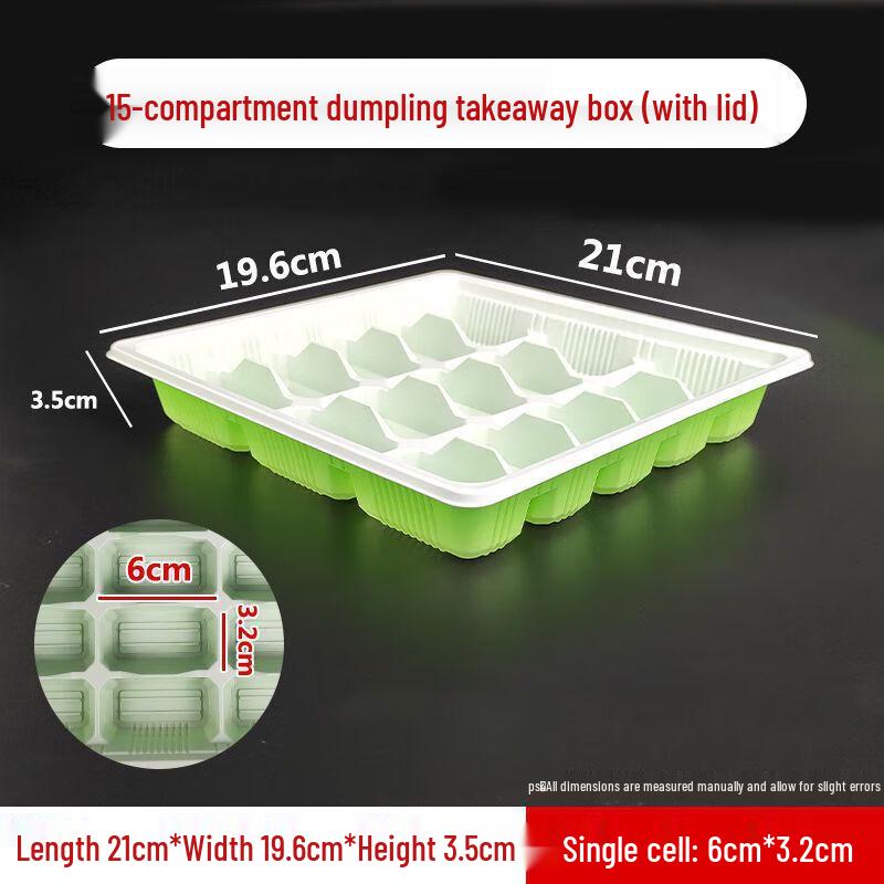 Yangge Einweg-Knödel-Takeout-Behälter mit Deckeln