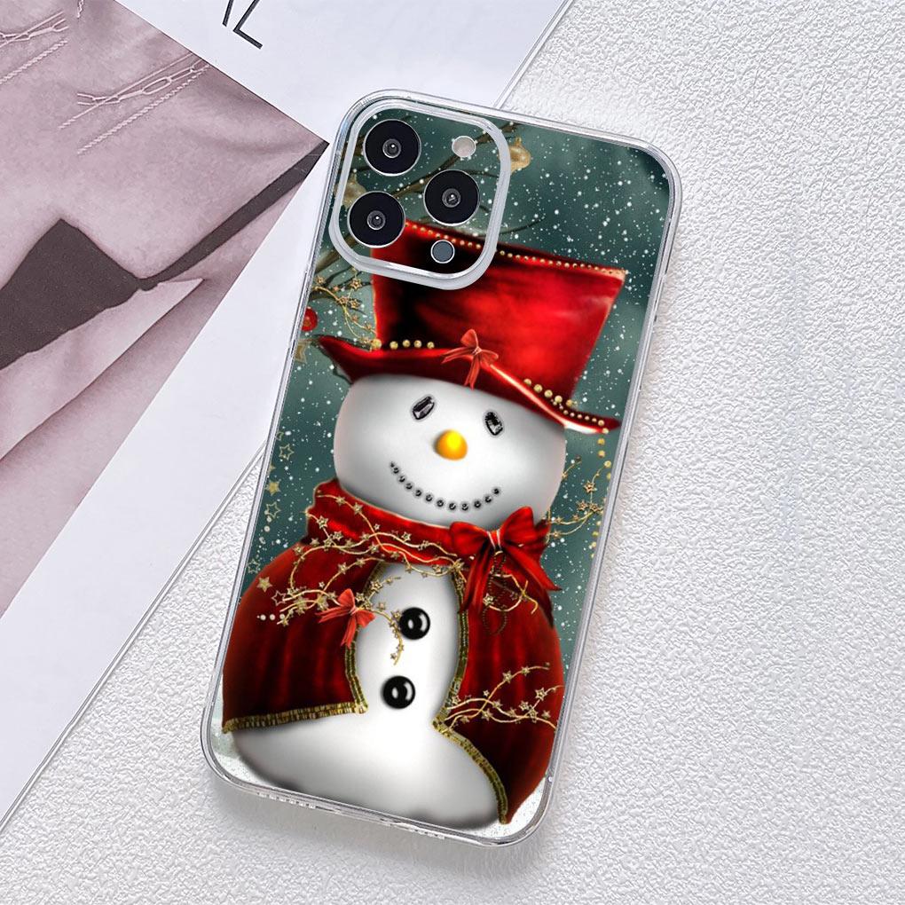 Merry Christmas Tree Deer Santa Claus Snow for Motorola Moto G13 G14 G53 G54 G62 G72 G82 G84 E13 E20 G42 G32 G23 G22 Phone Case