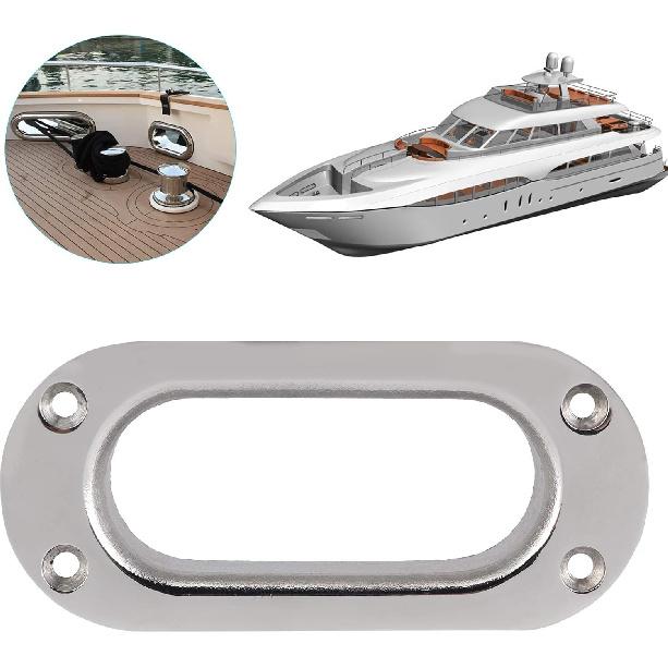 Yctze Hawse Fairlead, Stainless Steel Boat Hawse Fairlead High Strength Cable Guide Hawse for Boat Marine Hawse Pipe Accessories