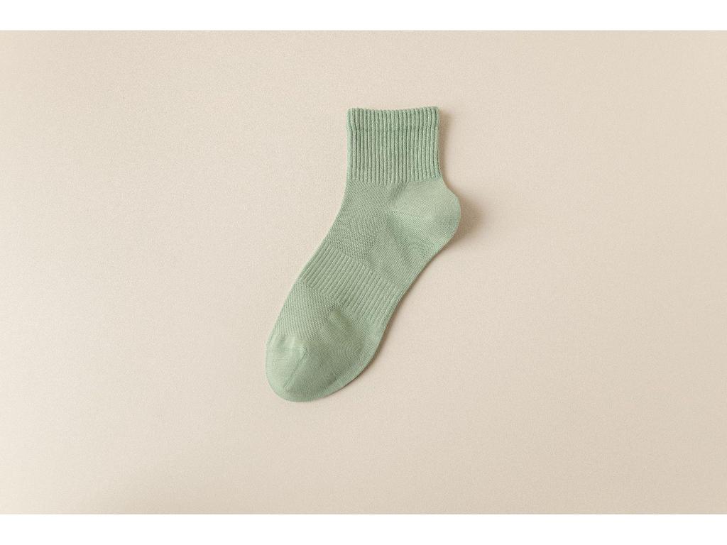 Men's Cotton Waist-Shaping Mesh Socks - Breathable, Sweat-Absorbent, Odor-Resistant, Short Tube, Boneless, for Spring & Autumn Sports