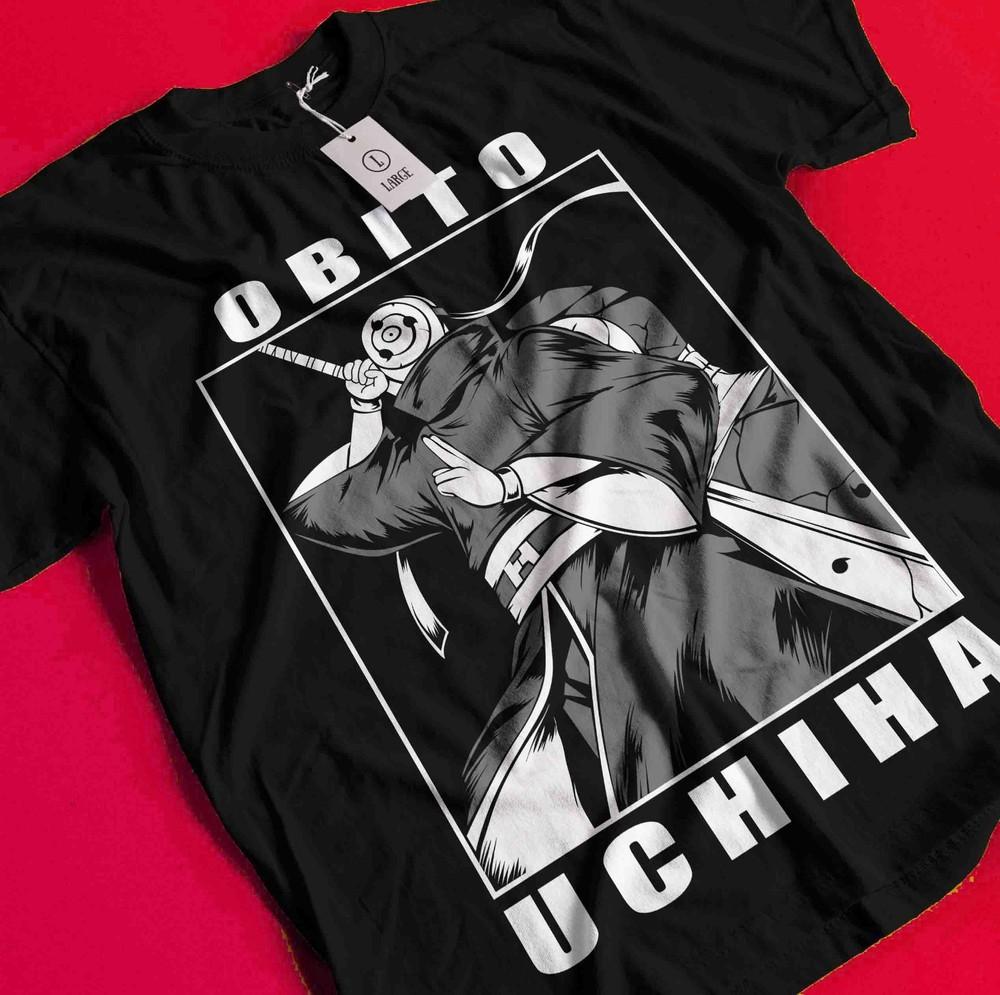 Obito Uchiha Tshirt Itachi T-Shirt Minato Shirt Madara Kakashi Rin Naruto Tee BB1037