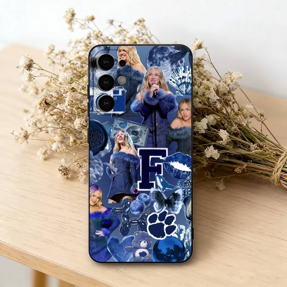 F-Freya Skye S-Singer Phone Case Black Silicone Soft For Samsung S25,S24,S21,S22,S23,S30,Ultra,S20,Plus,Fe,Lite