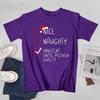 Unisex Unisex Nice Naughty Innocent Until Proven Guilty Christmas List Tshirt Tees T Shirts WoUnisex Boys 100 Cotton TShirt