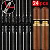 12/24Pcs Blind Sewing Needles Elderly Big Hole Stainless Steel Needle for Sewing Household DIY Jewerly Beading Threading Needles