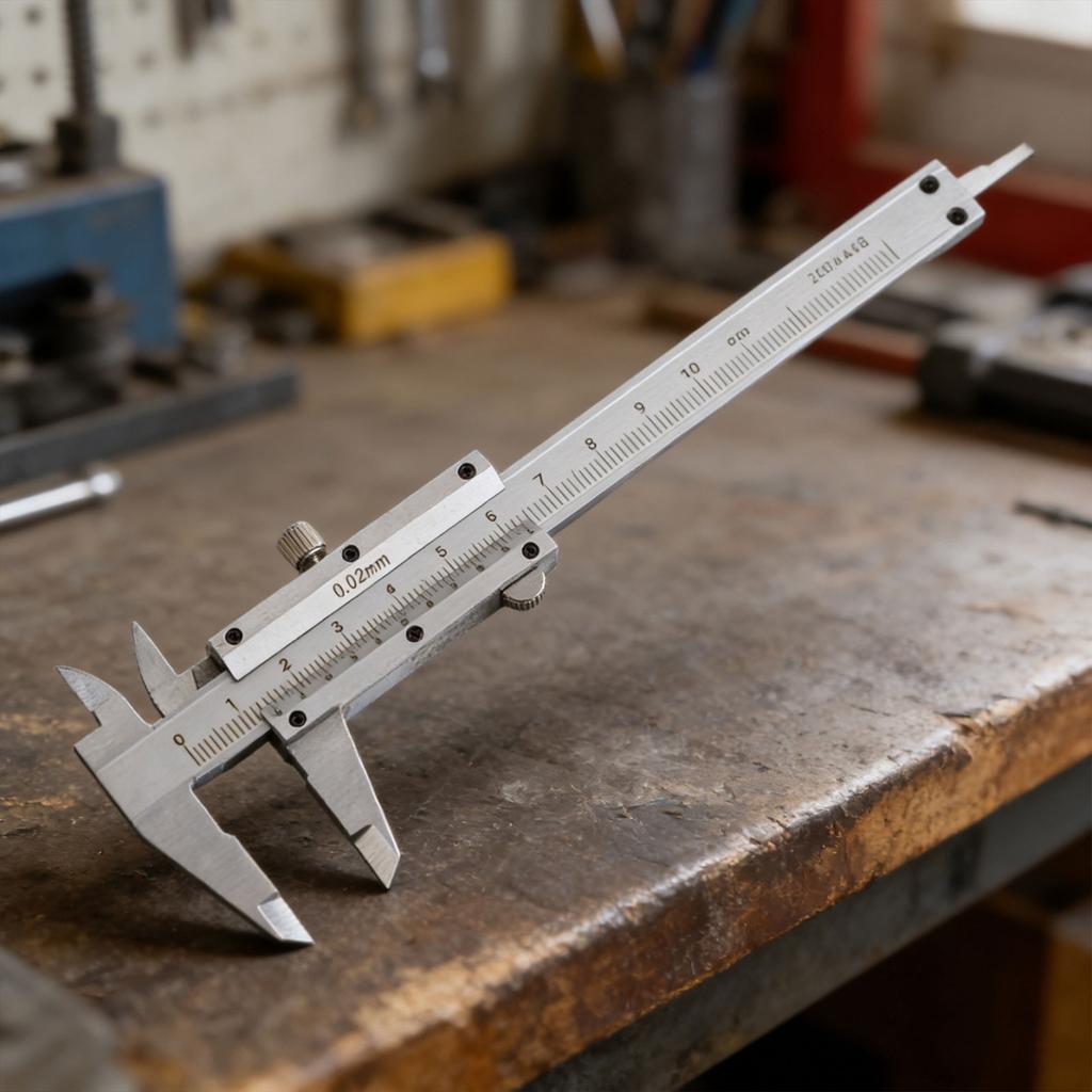 Easily Readable Scale On the Compact Miniature Vernier Calipers Size 100 Mm