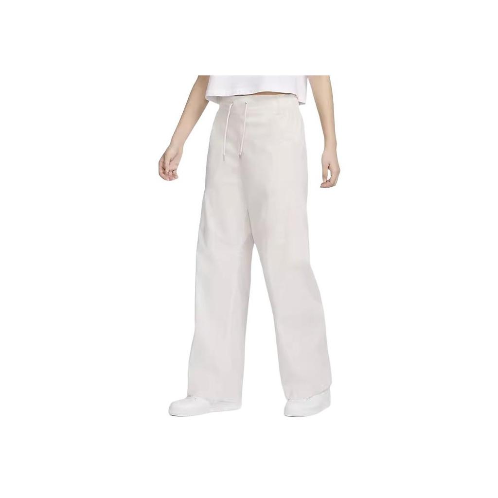 Nike Solid Color Logo Joggers Women Bottoms Ivory FB8285-104