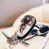 Fashion Cartoon PU Key Bag Ladies Portable Key chain for Car Key Case Cover Girls Lovely Key Wallets Zipper Key ring Holder