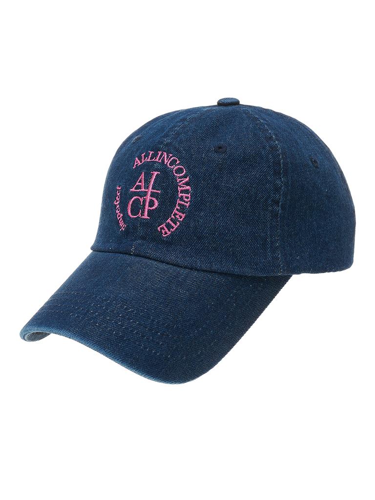 Olinkeompeulliteu Round Logo Ball Cap (Dark Blue)