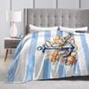 Nautical Anchor Boat Flannel Blanket Winter Warm Bedding Throws for Child Living Room Pattern Bedspread Sofa Bed Cover