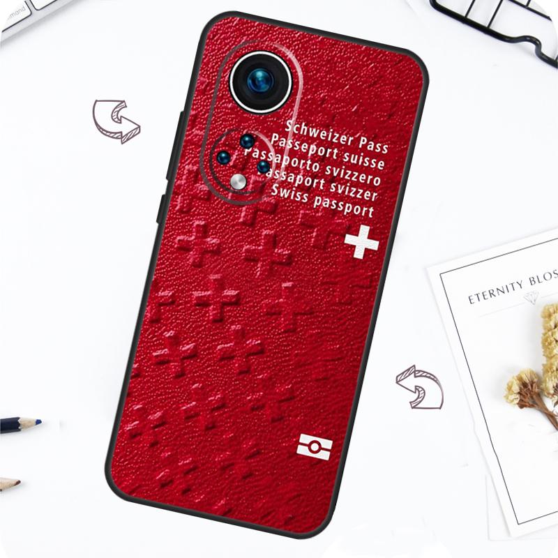Switzerland Swiss Flag Case For Honor Magic 7 Pro 5 6 Lite Honor 200 Pro 50 70 90 X8b X9a X8a X8 X9 X9c X9b Cover