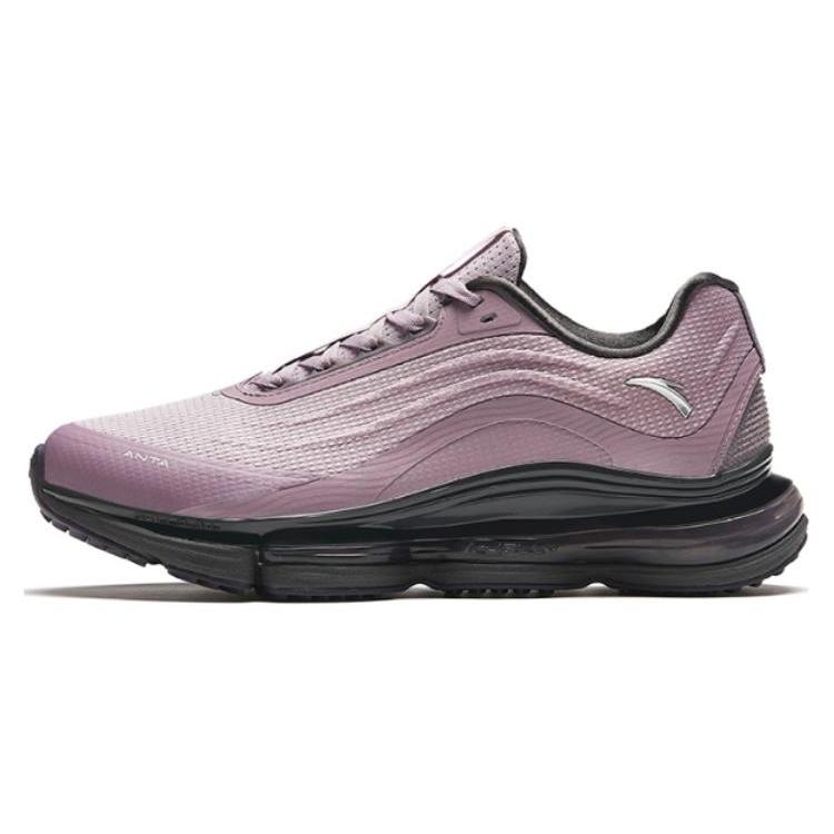 New Anta Cushioning Wear-Resistant Low-Top Running Shoes Women's Purple Pink 122415501-1