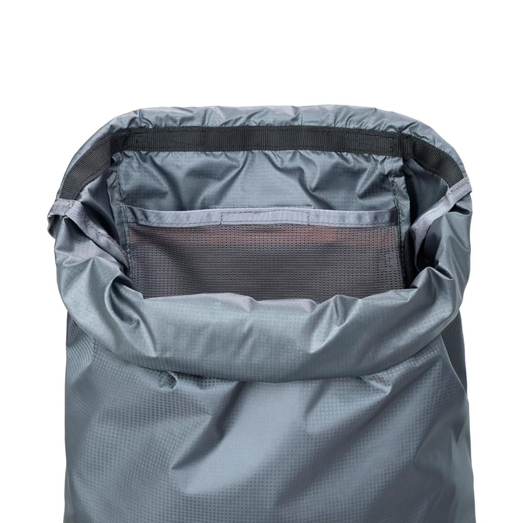 Gossamer Gear RikSak GREY Rucksack, Gray, Lightweight, Packable, Hanging Stretch Mesh Pocket, 20L Capacity