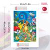 Pokemon Island Adventure Set Pattern  3pcs 100% Round Full Drill 5D DIY Diamond Painting Embroidery Cross Stitch Rhinestone Décor