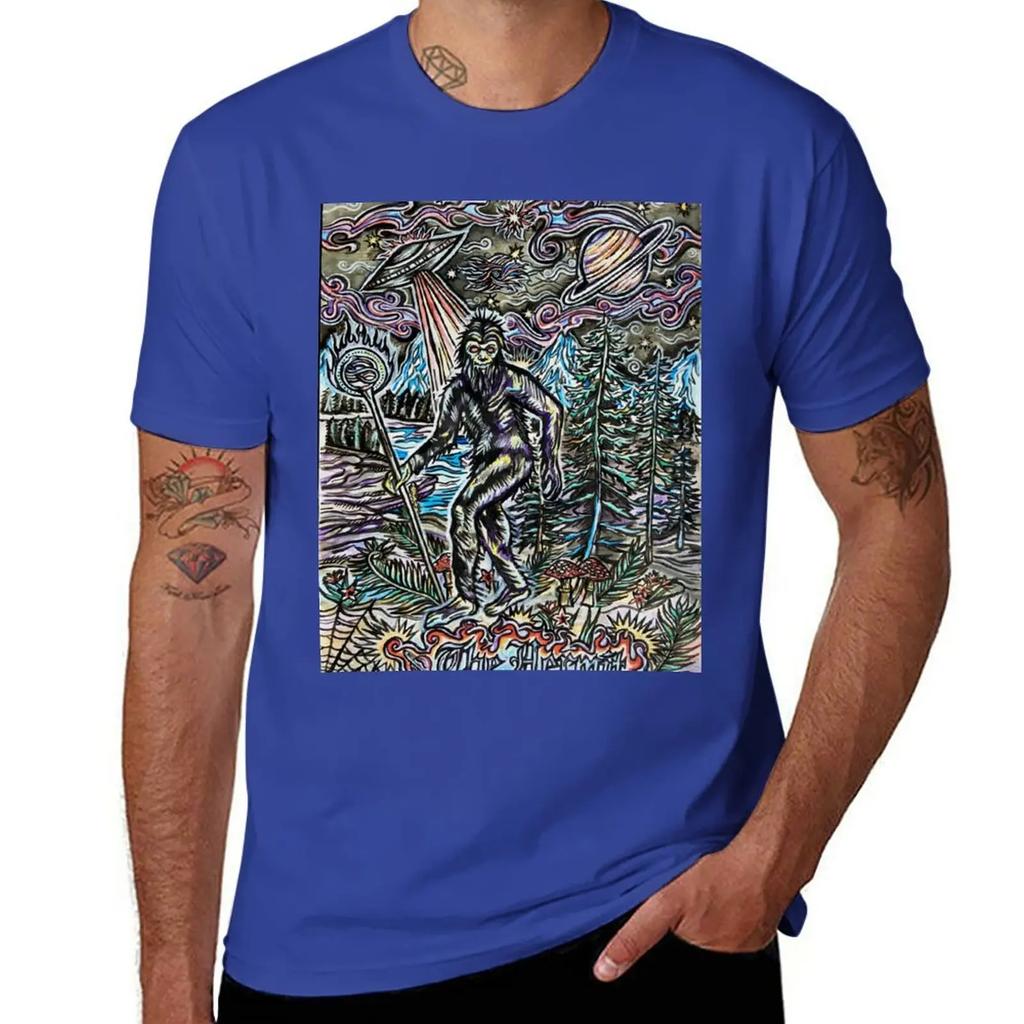The Hermit Sasquatch T-Shirt animal prinfor boys hippie clothes summer clothes sweat shirts, men
