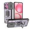 For Vivo V60 5G Case Shockproof PC+TPU Armor Slide Camera Lens Protection Ring Back Holder Cover for VIVO V60