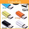 Premium 3x Metal Micro Usb To Usb-c Type-c Sync Charger Adapter For Seamless Connectivity