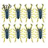 Saltwater Fishing Gear 8Pcs 6cm/2.8g Bionic Insect Soft Bait, Slow Sinking Floating Artificial Lure, Realistic Lures Swim Bait for Freshwater