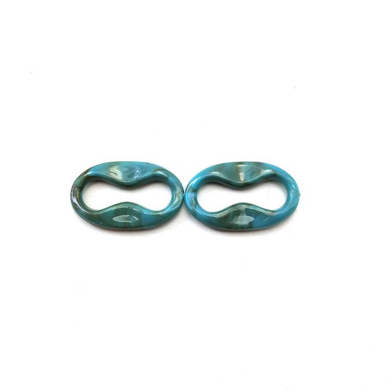Acrylic Chain Buckle 21x35mm - DIY Jewelry Accessories & Bag Chain Material