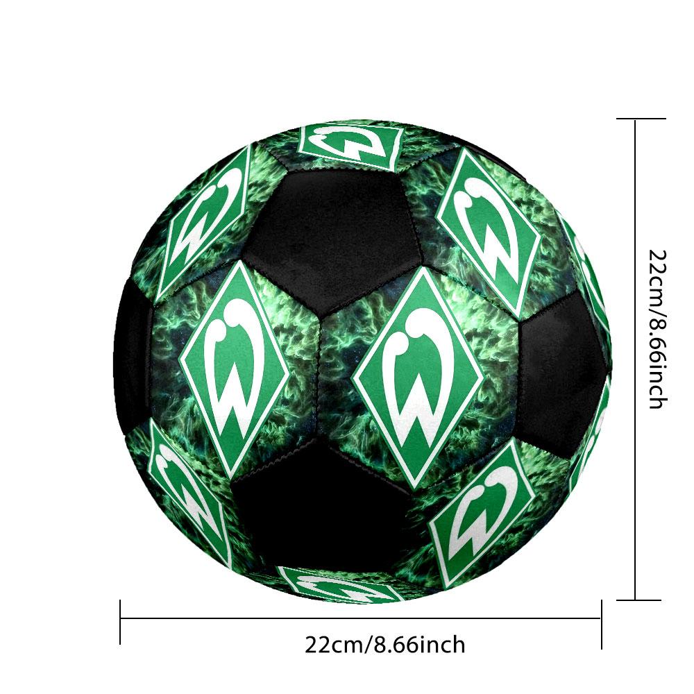1PC SVW Logo Size 5 Soccer Ball PrahaIndoor Soccer Ball Colorful All Ages Machine Stitched PVC Competition Ready Durable High-Bounce