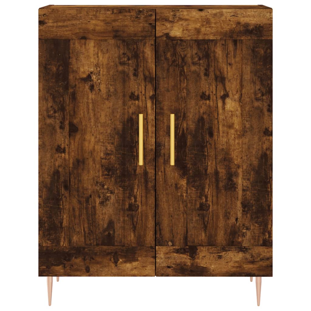 Highboard Smoked Oak 69.5 x 34 x 180 cm Particleboard