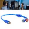 RCAs Y Adapters Splitter Cable 1 Male to 2 Female, Car Sound Converters for Car Sound TV Home Theater Subwoofer