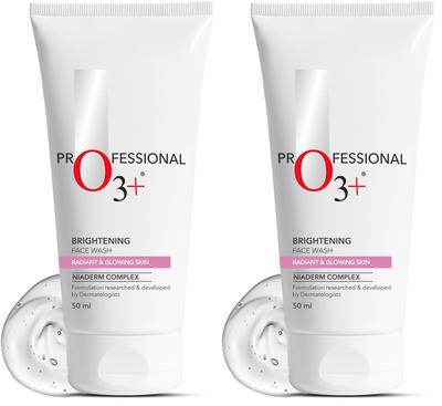 O3+ Aufhellende und Weißmachende Gesichtsreinigung, 50ml (2er-Pack)