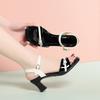 High Heel Sandals Fashion Shoes for Women's Contrasting Colors and No Tired Feet Summer Women's Shoes with Platform Sandals