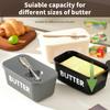 Butter Container Box With Knife Simple Restaurant Sealed Storage Box Cheese Box With Knife Butter Slicer Butter Dish Tableware