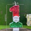 Black Glitter Birthday Digital Candles Crown 0-9 Number Candle Cake Topper Decorations Baby Shower Birthday Party Supplies Velas
