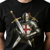 Deutscher Orden Ritterorden Ritter Schwert Rüstung Ritter T-Shirt Sommer Baumwolle Kurzarm Rundhals Unisex T-Shirt Neu S3XL