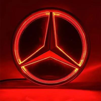 Autokleeps Benz 2026 Uus Benz auto esivõre logo Valguspeegli pind LED-märk Embleem Helendav Dekoratiivne valgus Mercede jaoks