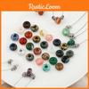 Crystal Natural Elegant Necklace For Women With Geometric Design And Titanium Charm Steel