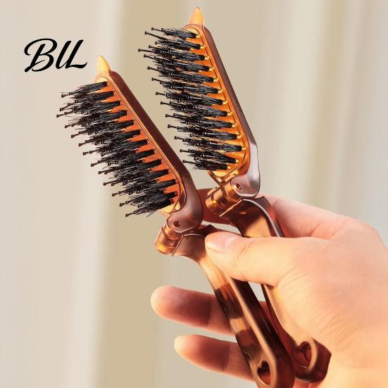 Daily Use Hair Styling Brush 1/2/3Pcs Boar Bristle Foldable Brush, Men Women Detangling Massage Scalp Portable Travel Comb for All Types Care