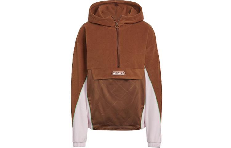 

Adidas Originals Sweatshirts Women s Brown Hooded Moderate Regular HL0050 30