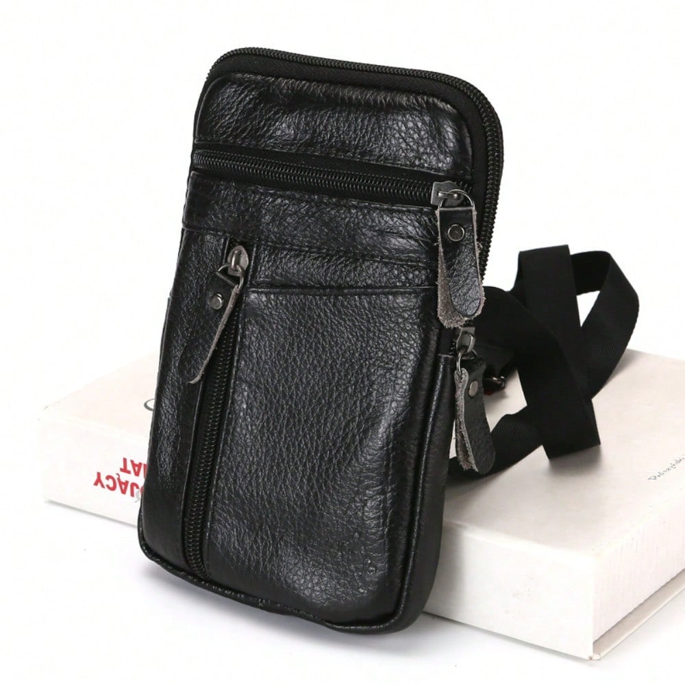 New Mobile Phone Fanny Pack Outdoor Shoulder Messenger Bag Hand-held Passport Document Fashion Bag