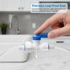 1PC 1/2 Thread To 1/4 3/8 Quick Connect Water Purifier Diverter Valve RO Feed Ball Valve For RO Water Filter System Home Kitchen