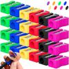 30/60pcs 2.5cm Mini Color Pencil Sharpener Curved Anti-slip Design Plastic Square Pencil Sharpener School Reward Stationery
