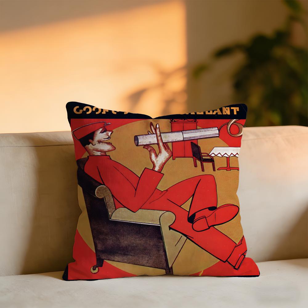 Gallant Album Cushion Cover Cozy Velvet Throw PillowSoft Warm Cushion For Sofa Bed
