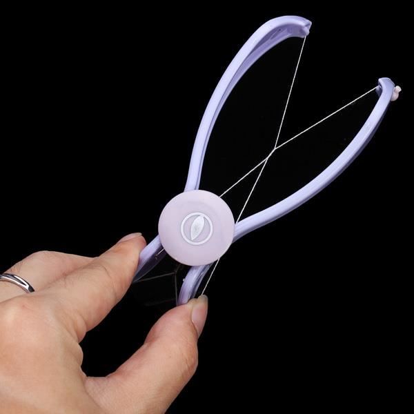 Slique Facial Epilator - Purple - For Removing Facial Hair - Easy To Use and Carry