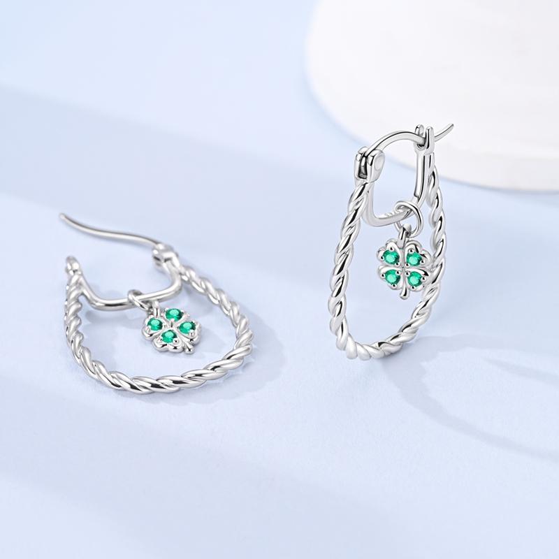 Hoops Earring Copper Dolphin Heart Star Moon Sun Celtic Knot Earring For Women Girls Party Birthday Fashion Jewelry