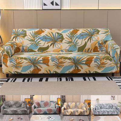 Elastic Print Sofa Cover for Living Room Couch Cover L-shape Armchair Chair Slipcovers 1/2/3/4 Seat